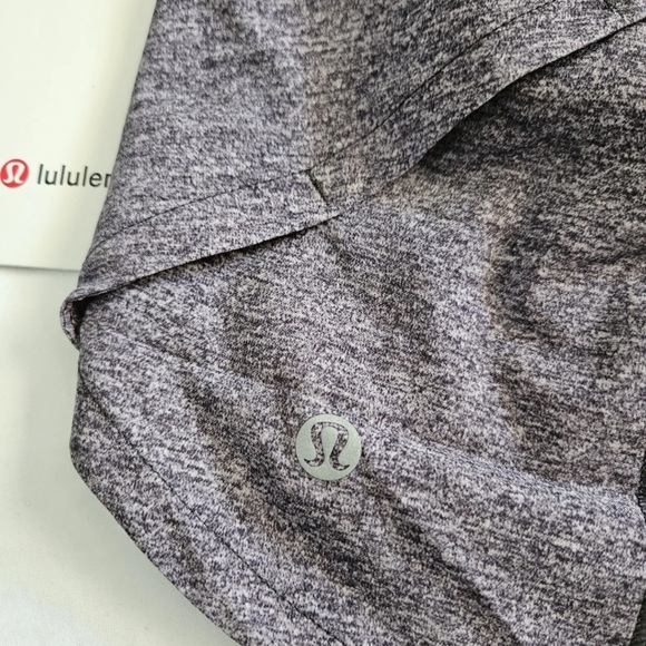 Lululemon Speed Up MR Lined Short 4" Grwy Black MBHL LW7AVNT Women's Size 4 - Picture 5 of 6